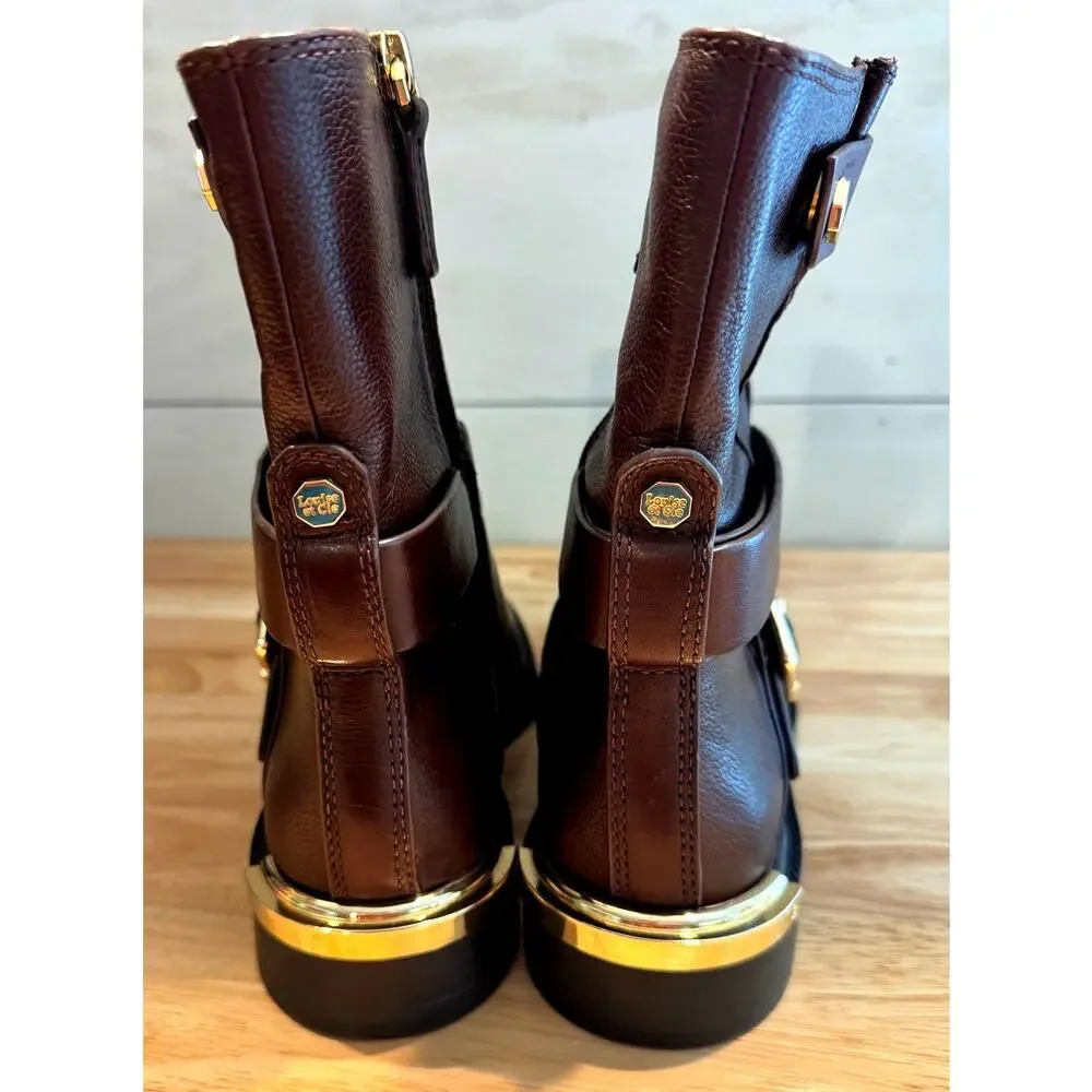 NIB Louise et Cie Women's Lo-Tandy Boots Burnt Oak Size 7